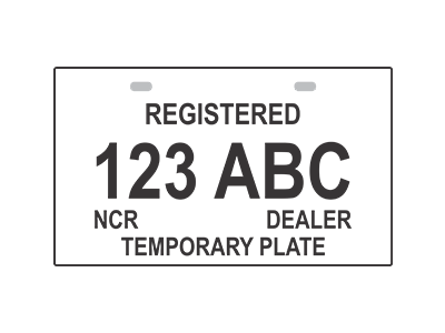 temporary motor plate