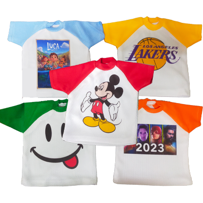 polyester mini display shirts